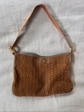Vintage Celine Suede Shoulder Bag